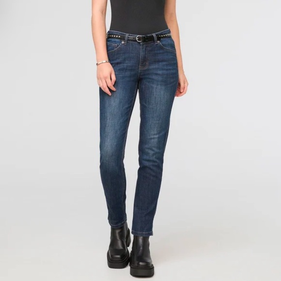 DU/ER Girlfriend Performance Denim (Vintage Black) - Picture 4 of 11